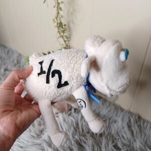 Curto Serta RARE Kiddy w/Braces Counting Sheep Plush #1/2 6.5" Long